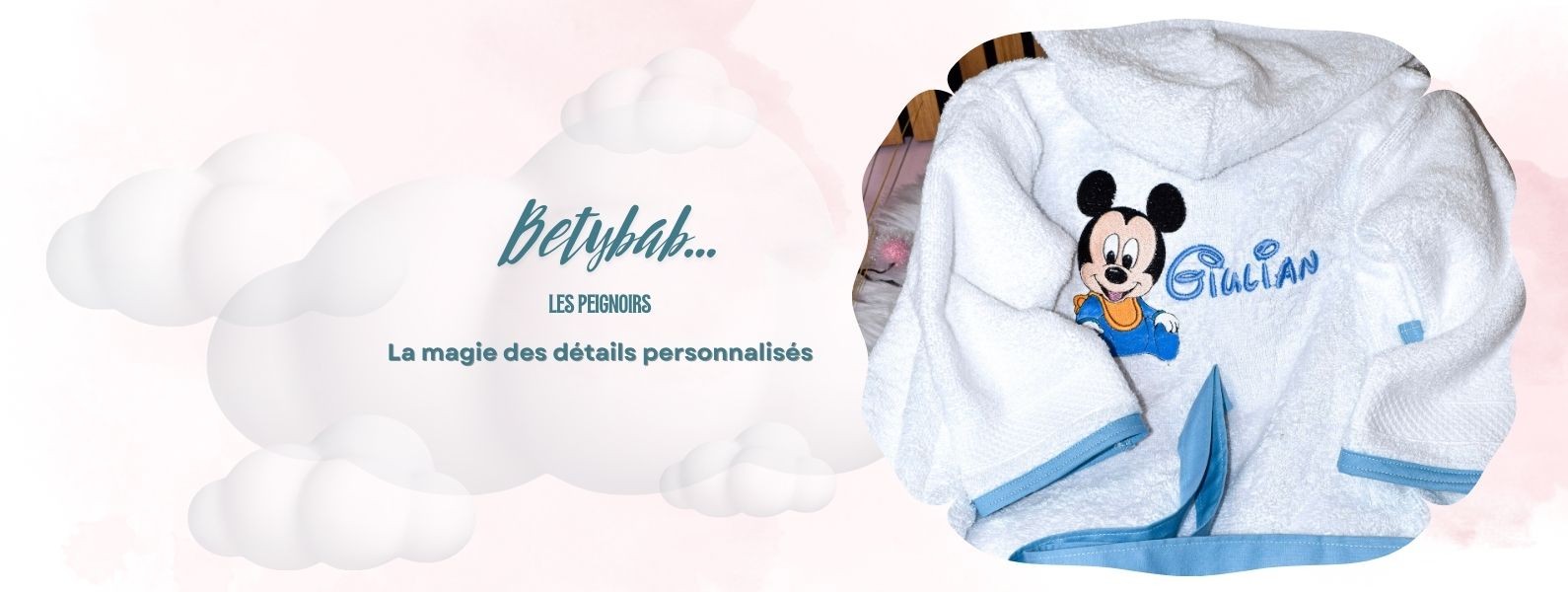 Des peignoirs doux et personnalisés pour envelopper ton enfant de chaleur après le bain 